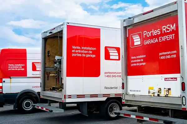 3 Portes RSM Service Trucks in a Commercial Yard